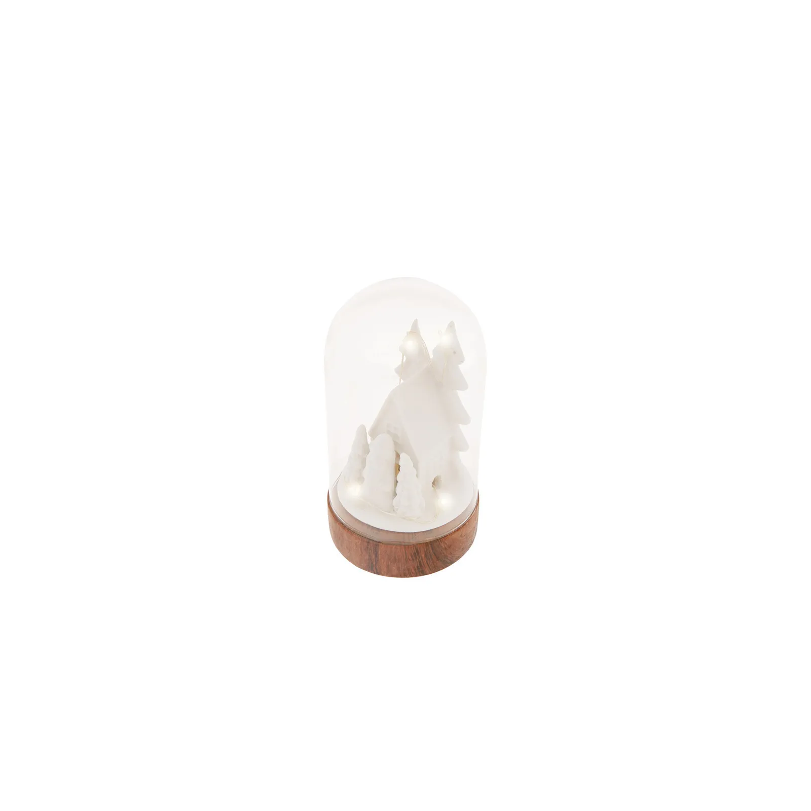 Karaca Natur beleuchtetes Deko-Objekt/Ornament klein 7x7x13 cm - Image 2