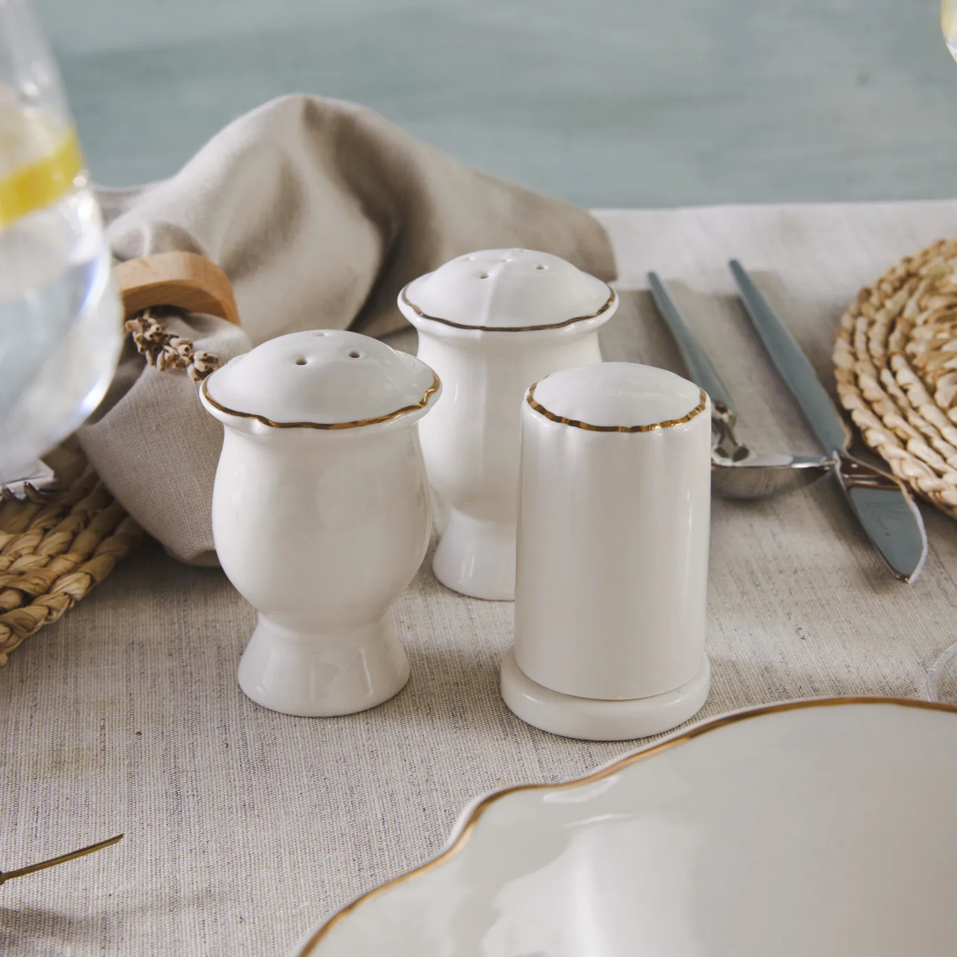 Karaca Pablo New Generation Bone Dinner Set für 12 Personen Gold 59 Teiliges - Image 13