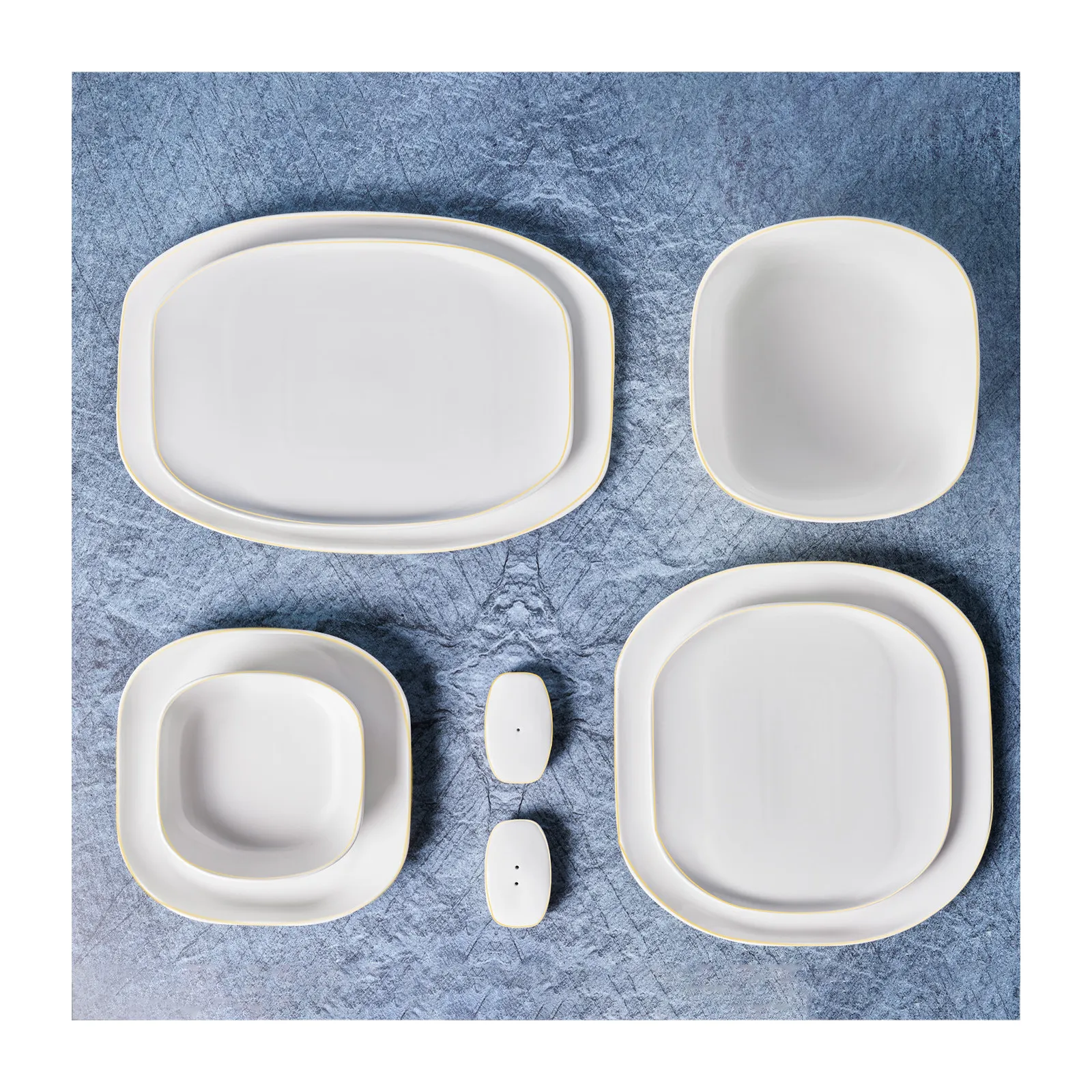 Karaca Plato für 12 Personen Geschirrset, 59 Teilig, New Generation Bone - Image 7