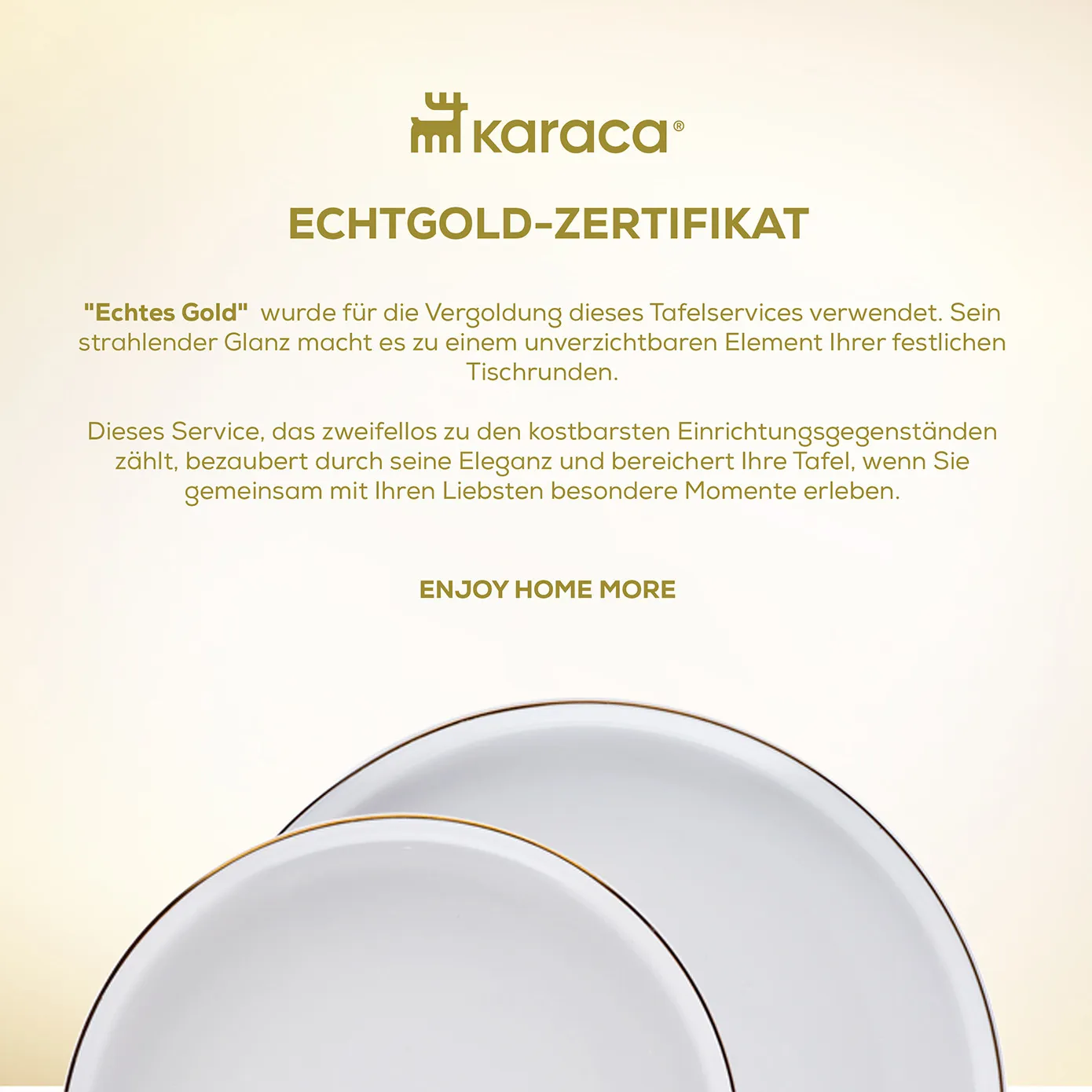 Karaca Stream Bone New Saturn 59-Teiliges 12-Personen Geschirrset Gold - Image 9