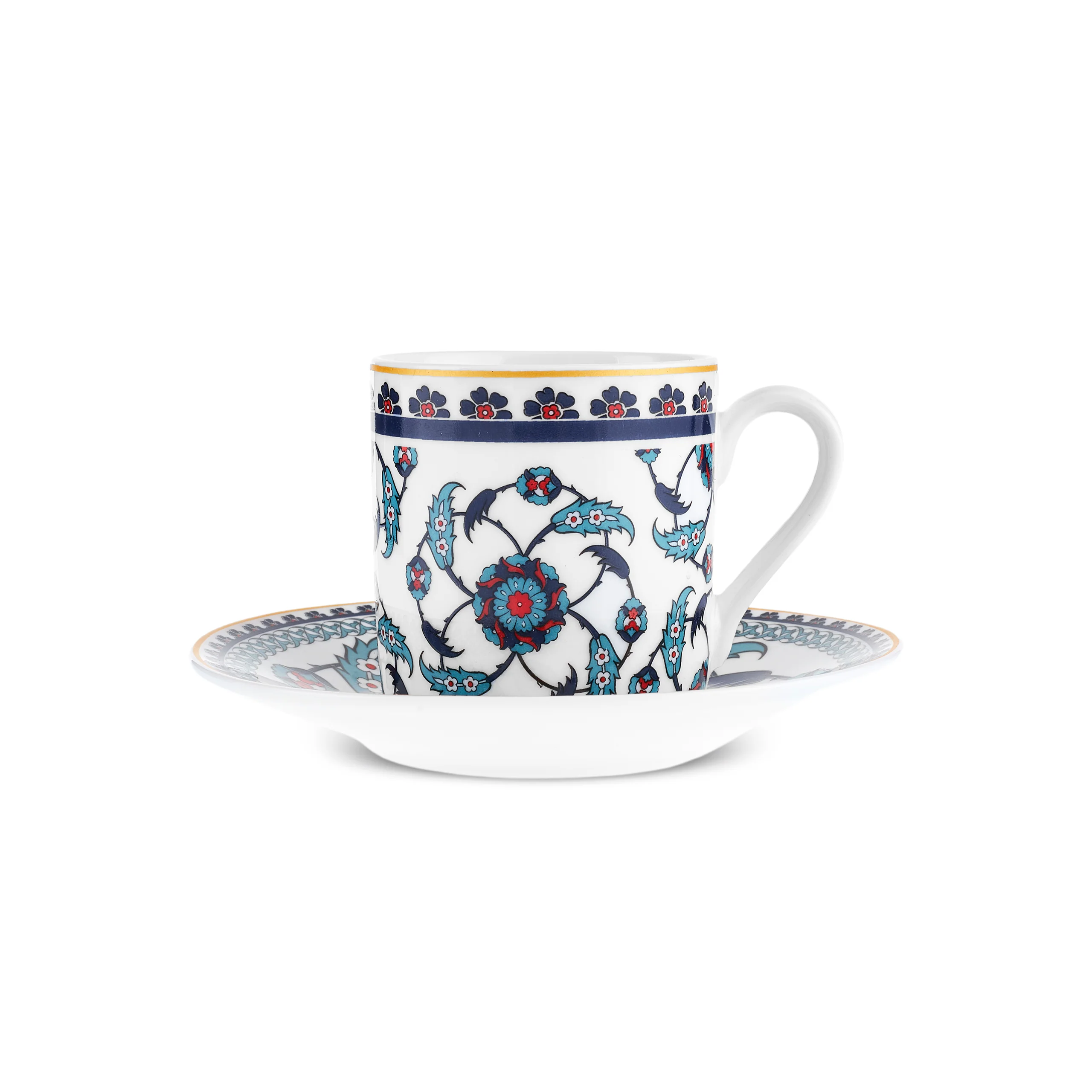 Karaca Rumi Kaffeetassenset für 6 Personen, 80 ml - Image 10