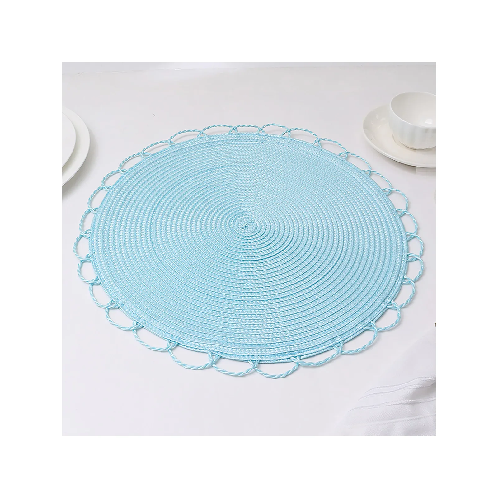 Karaca Sera Woven 2-teiliges amerikanisches Service-Set (Blau) - Image 4