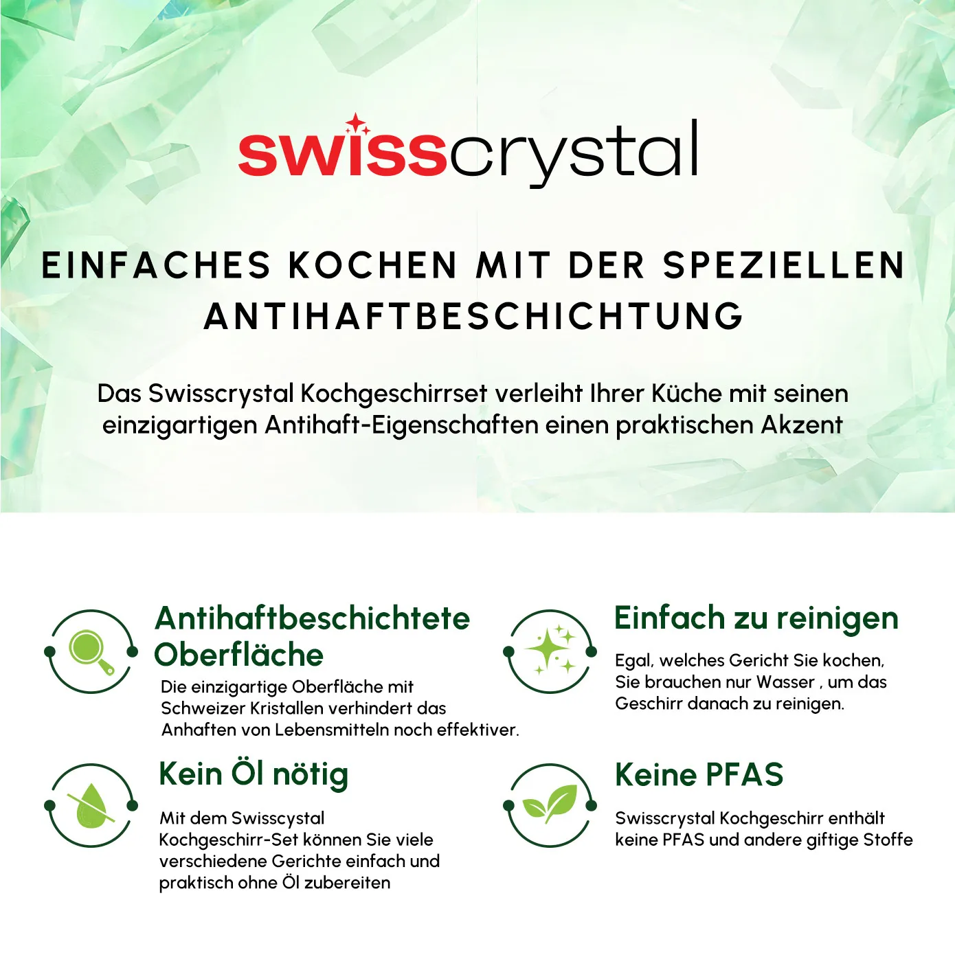 Karaca Swiss Crystal Induktions Kochtopf Creamy, 20 cm - Image 4