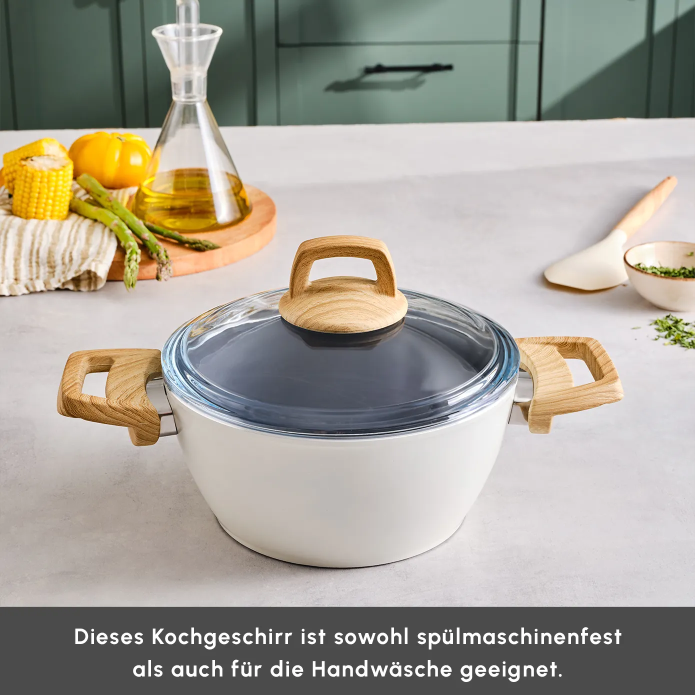 Karaca Swiss Crystal Induktions Kochtopf Creamy, 20 cm - Image 7