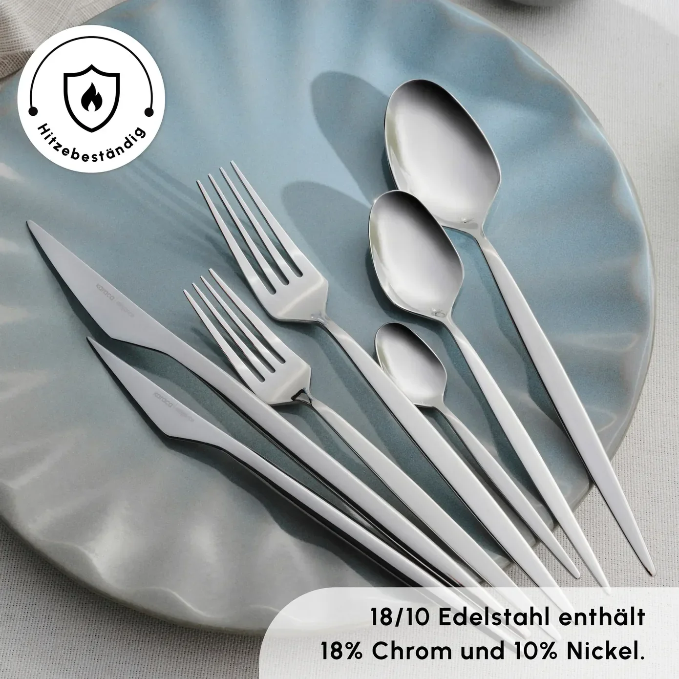 Karaca Thor Elegance Besteckset , 84 teilig, 12 Personen - Image 4
