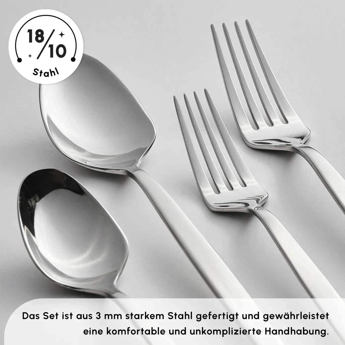 Karaca Thor Elegance Besteckset , 84 teilig, 12 Personen - Image 7
