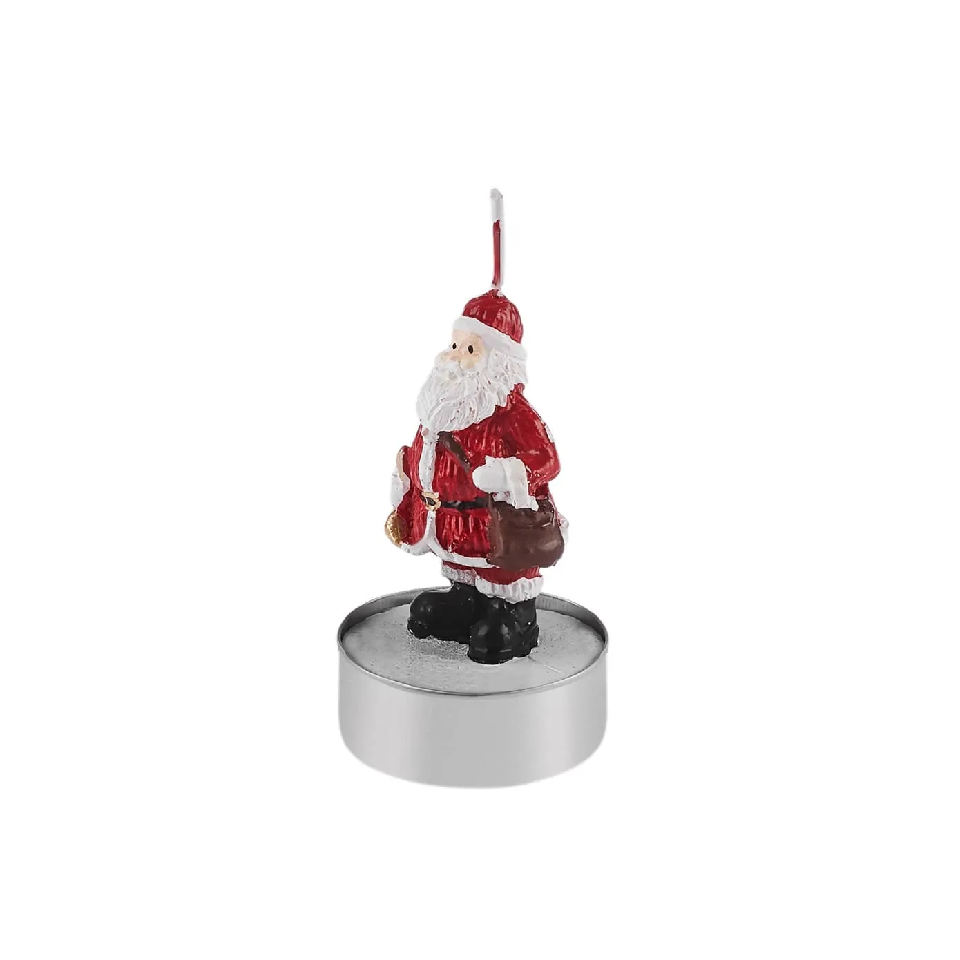 Karaca Weihnachten Santa 3 Teilig Kerze, 18.5x6.7cm, Rot - Image 3