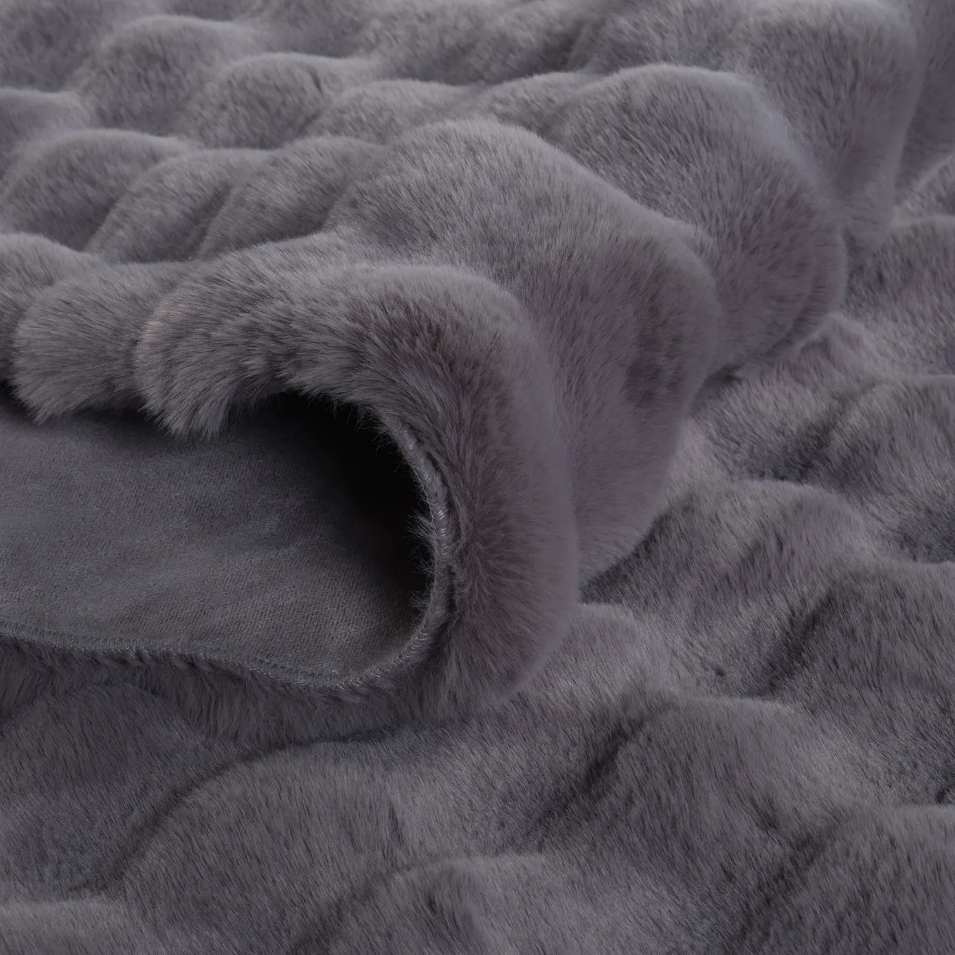 Kaşmir Halı 7/24 Cosy Premium Bubble Anthrazit Oval 80x150 cm - Image 3