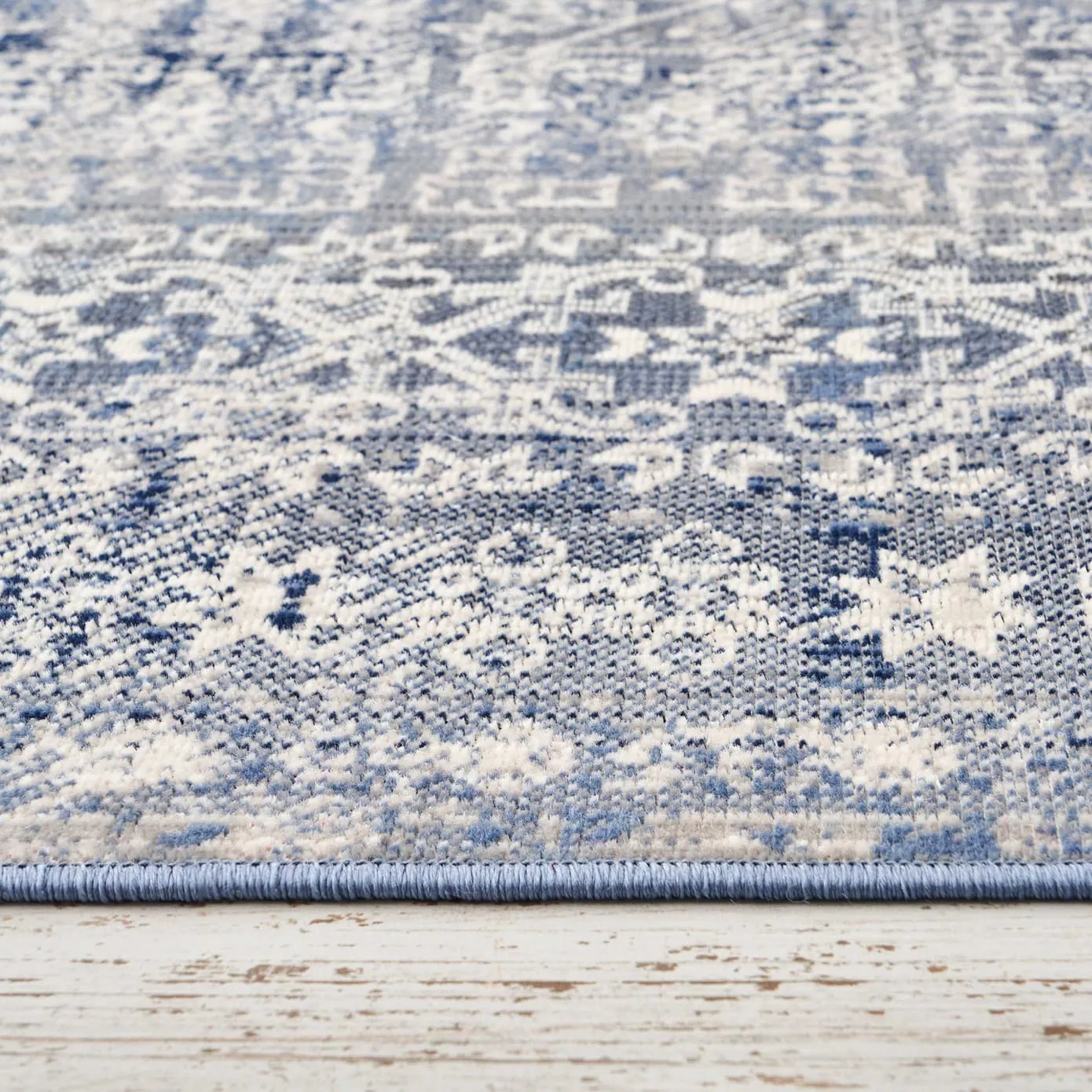 Kaşmir Halı 7/24 Alaca Patchwork Teppich Blau 120 x 180 - Image 6