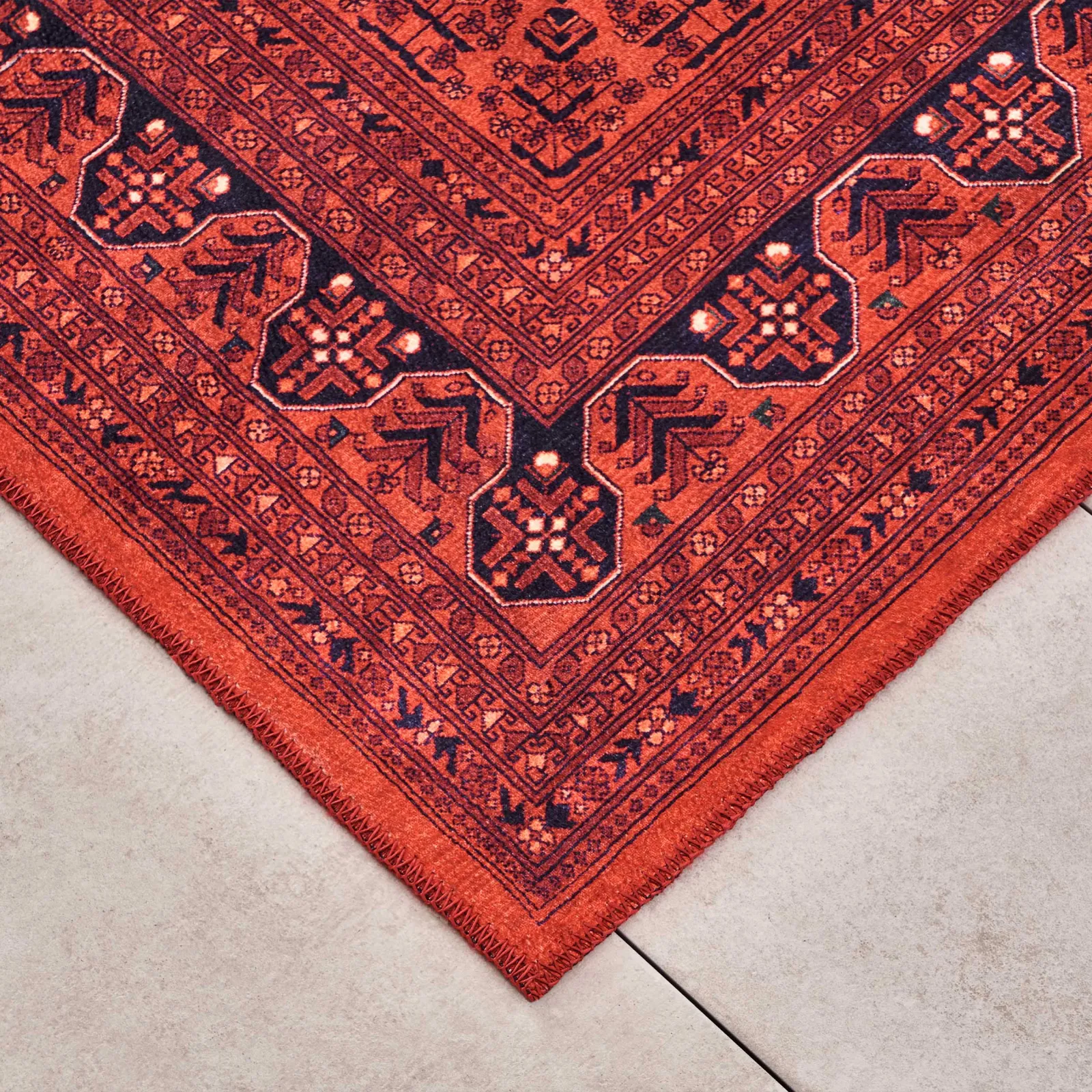 Kaşmir Halı Decorativ Art Türkmen Buhara Teppich 120x180 cm - Image 5