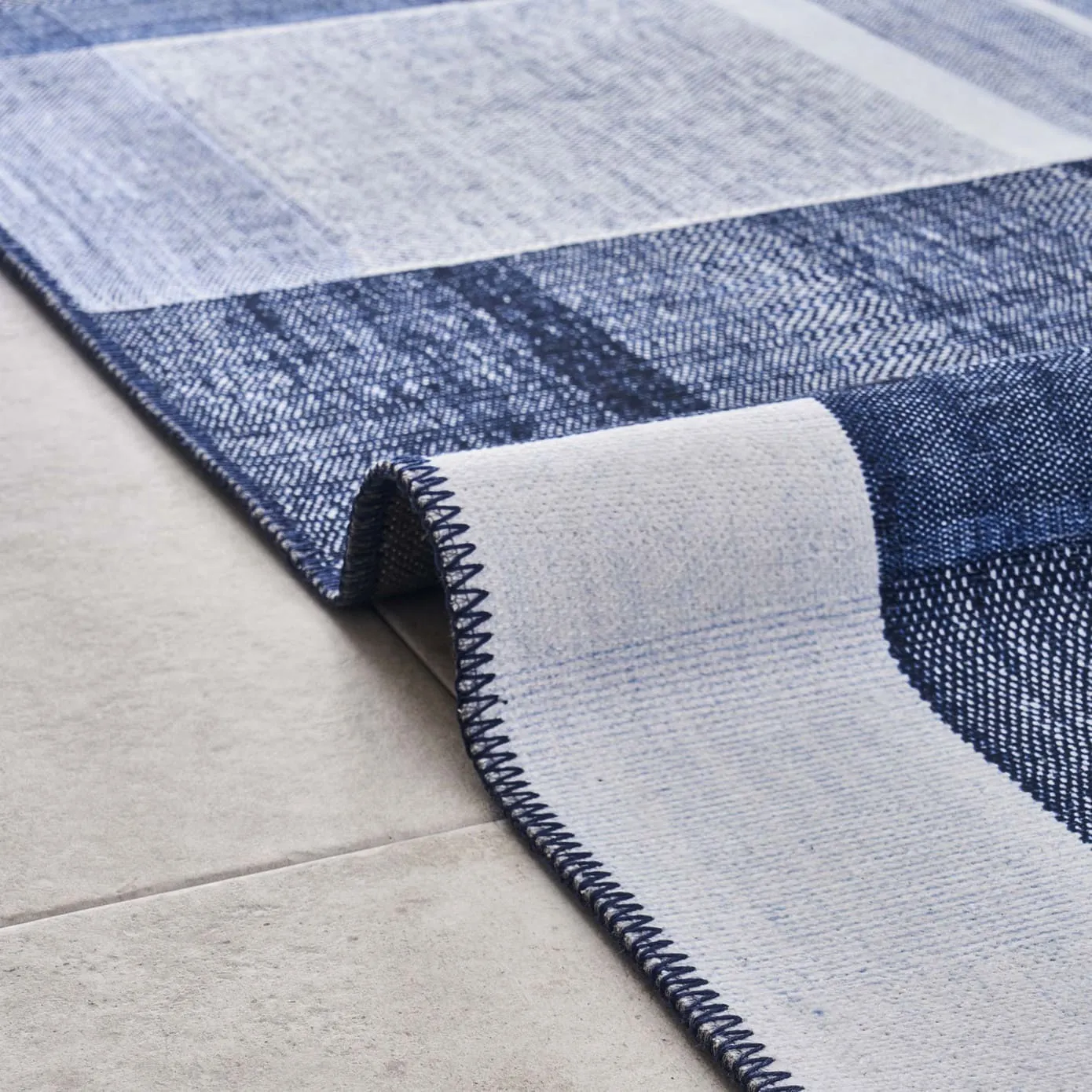 Kaşmir Halı Dekoratif Art Trend Deep Blue Teppich 160 x 230 - Image 4