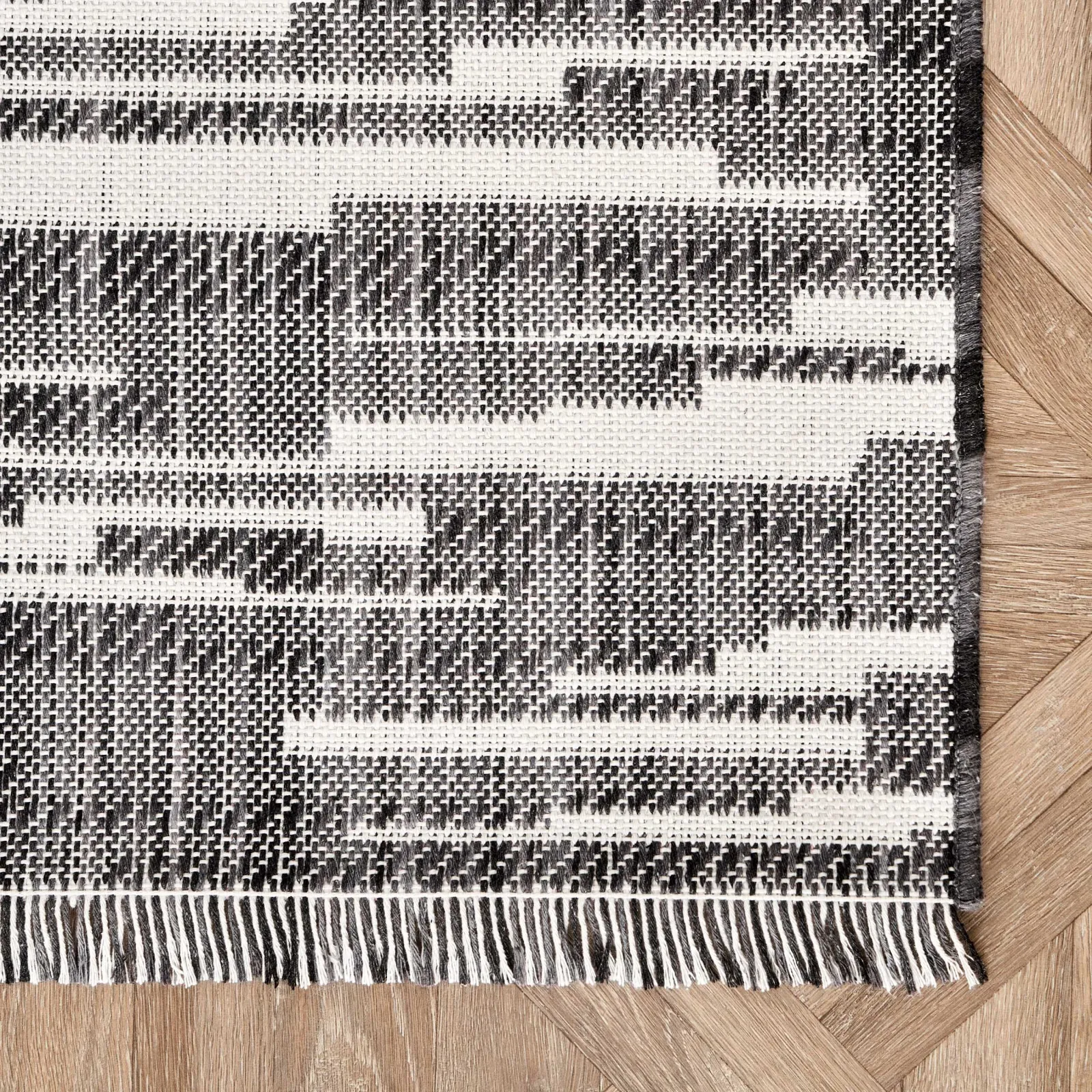 Kaşmir Halı Dogasever Recycelte Baumwollteppiche Nacht 160x230 cm - Image 4